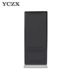 Ultra Thin Body Floor Standing LCD Advertising Player For Coffee Shop