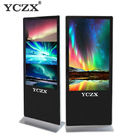 LED / LCD Indoor Digital Advertising Display With 4cm Ultra Thin Body