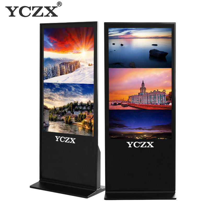 65" Indoor Advertising LED Display , Touch Screen Interactive Digital Signage